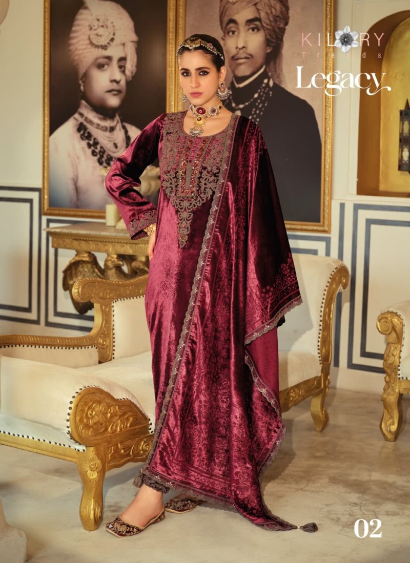 Legacy By Kilory Valvet Embroidery Salwar Kameez